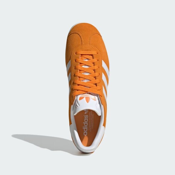Adidas Gazelle IG2091 Mens 'Orange/White' - Picture 6 of 10